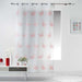 NET CURTAIN WITH EYELETS 140 x 240 CM EMBROIDERED SABLE VOILE PAPILLONA CORAL