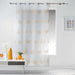 NET CURTAIN WITH EYELETS 140 x 240 CM EMBROIDERED SABLE VOILE PAPILLONA YELLOW