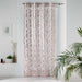 NET CURTAIN WITH EYELETS 130x240 VOILE SABLE METALLIC PRINTED KOLZA WHITE/GOLD P