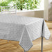 RECTANGLE TABLECLOTH 140 x 240 CM PRINTED PVC MODERNA WHITE