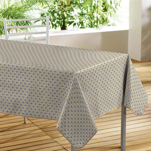 RECTANGLE TABLECLOTH 140 x 240 CM PRINTED PVC STYLART TAUPE