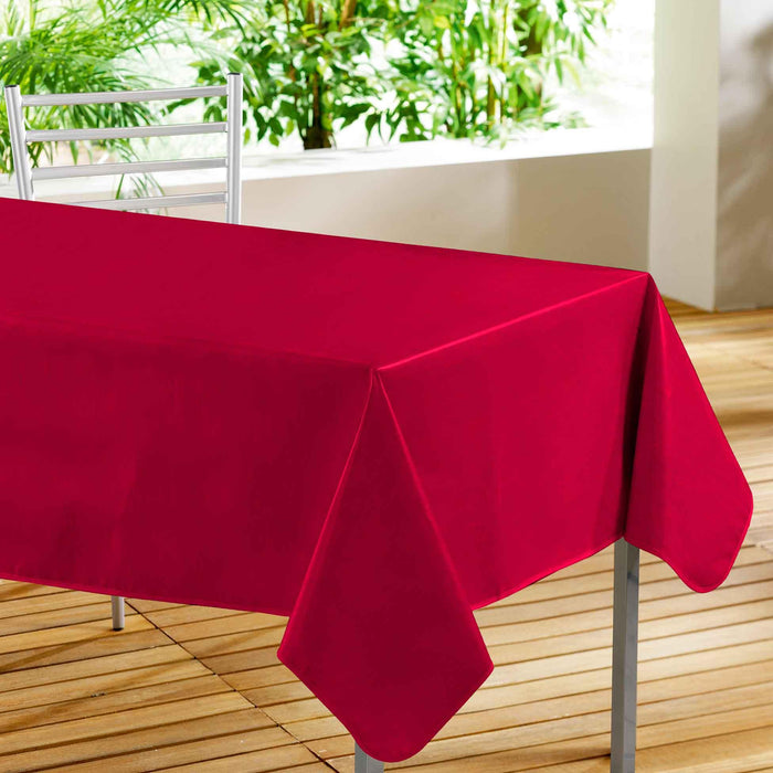 RECTANGLE TABLECLOTH 140 x 240 CM PRINTED PVC DECLINO RED