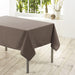 RECTANGLE TABLECLOTH 140 x 300 CM PLAIN POLYESTER ESSENTIEL TAUPE