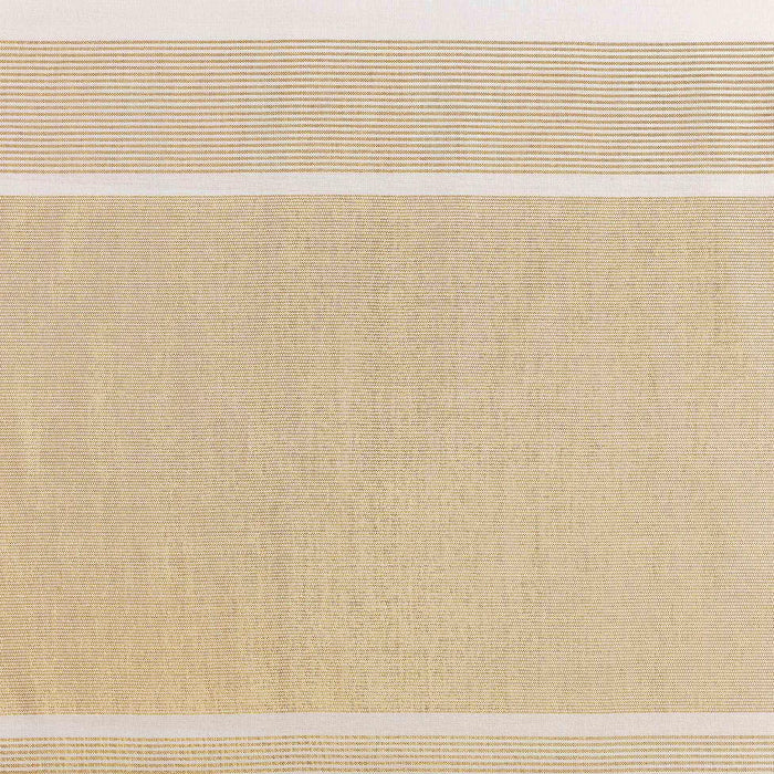 RECTANGLE TABLECLOTH 140 x 240 CM PLAIN COTTON METALLISED YARN ELEGANCIA GOLD