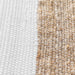 RECTANGULAR MAT WITH FRINGE 120 x 170 CM JUTE POLYESTER SAGANE