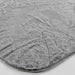 RECTANGULAR MAT 60 x 90 CM MOCK FUR REGLISSE GREY