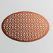 TABLEMAT (0) 38 CM HEMSTITCHED PVC LOFTY COPPER