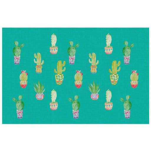 TABLEMAT 28.5 x 43.5 CM PRINTED PVC MELOCACTUS