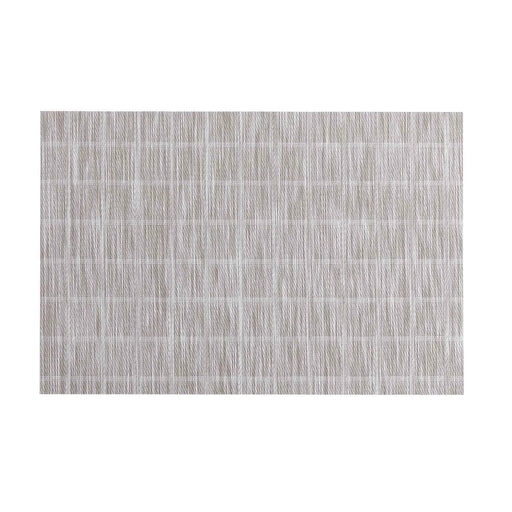 TABLEMAT 30 x 45 CM PVC COUKI TAUPE WHITE