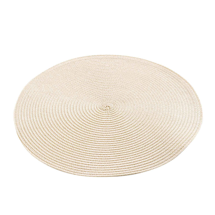 TABLEMAT 35 CM POLYPROPYLENE ZEBULON NATURAL