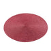 TABLEMAT 35 CM POLYPROPYLENE ZEBULON BURGUNDY