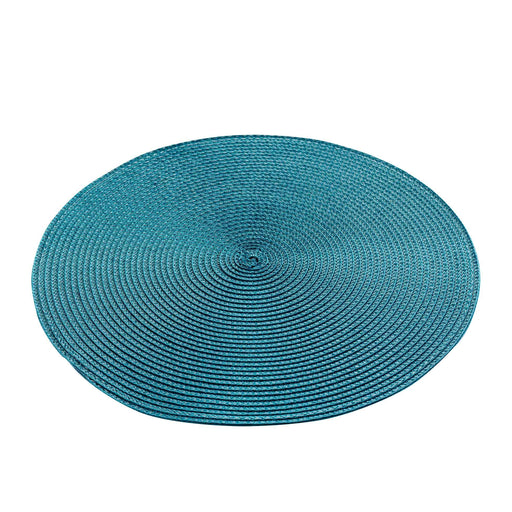 TABLEMAT 35 CM POLYPROPYLENE ZEBULON PETROLEUM BLUE