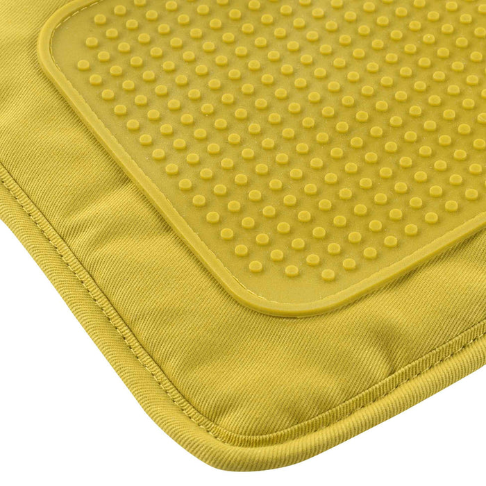 POT HOLDER 19 x 19 CM POLYCOTTON SILICONE CUISTOT YELLOW