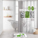 SHOWER CURTAIN WITH HOOKS 180 x 200 CM PRINTED POLYESTER MOMENT ZEN