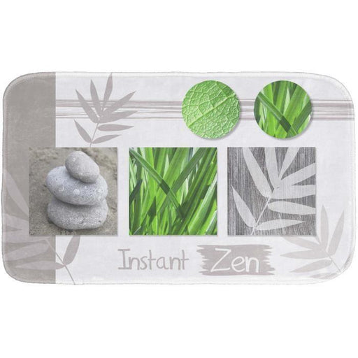 BATH MAT 45 x 75 CM PRINTED MICROFIBRE MOMENT ZEN