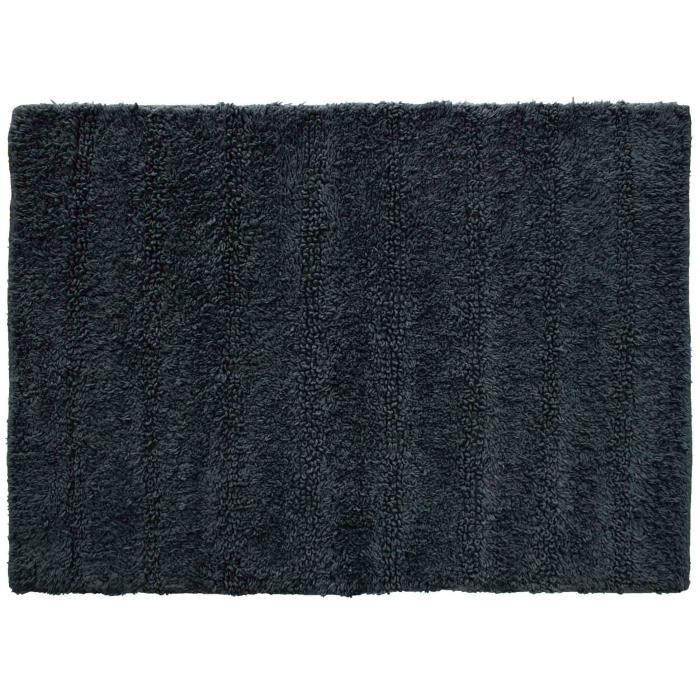 BATH MAT 50 x 70 CM PLAIN COTTON ESSENCIA BLACK