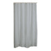 SHOWER CURTAIN WITH HOOKS 180 x 200 CM PLAIN JACQUARD QUARTZ LIGHT GREY