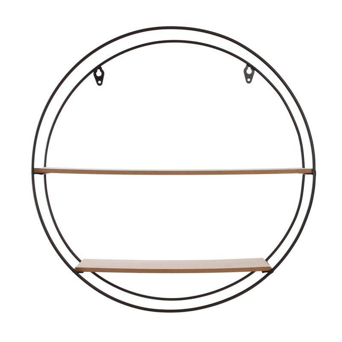 ROUND WALL SHELF 40X10X40CM