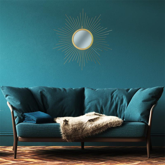 GOLDEN SUNBURST MIRROR 66CM