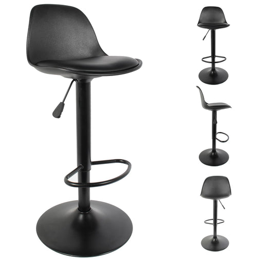 ISAK BLACK BAR STOOL