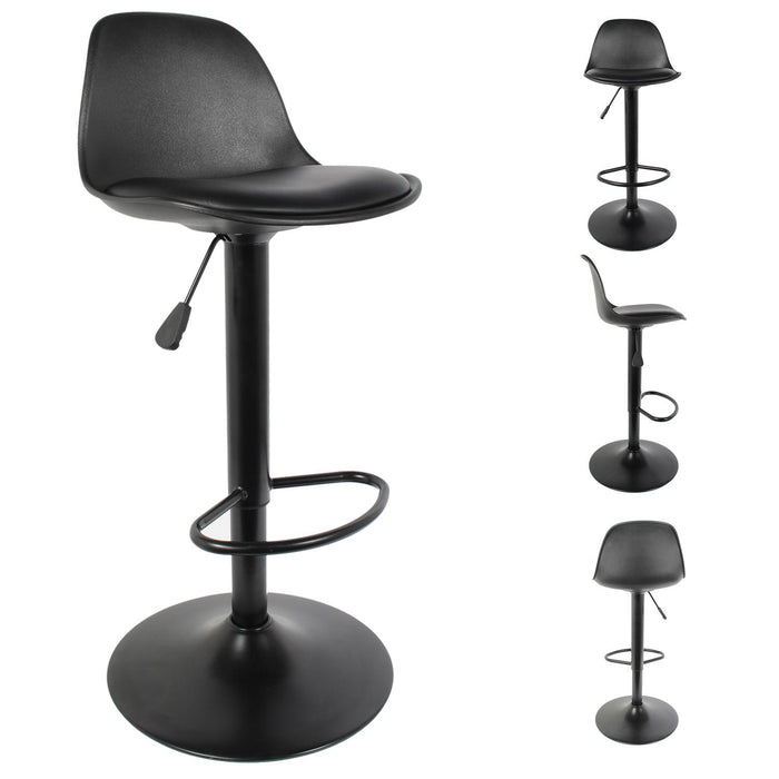 ISAK BLACK BAR STOOL
