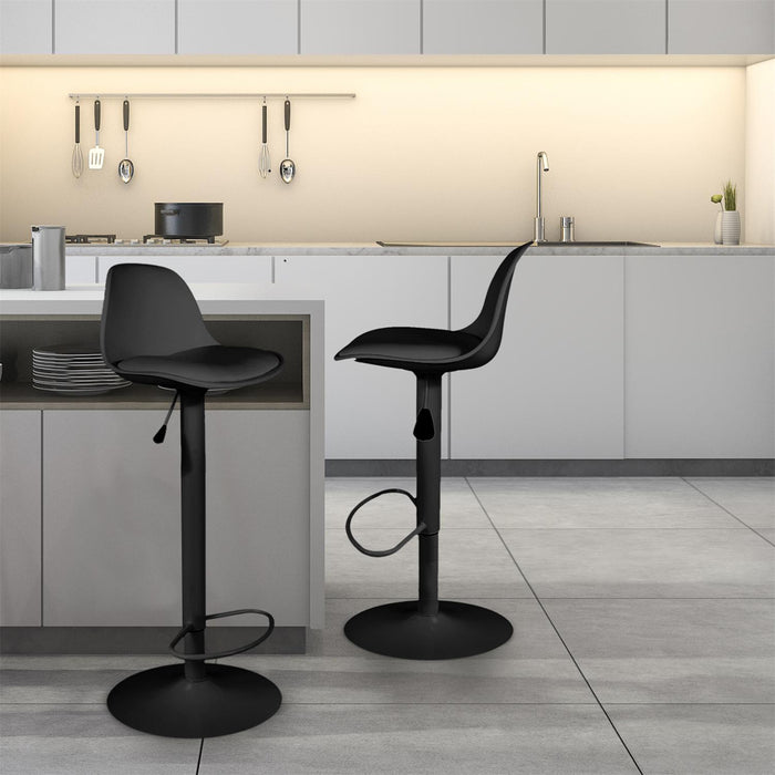 ISAK BLACK BAR STOOL