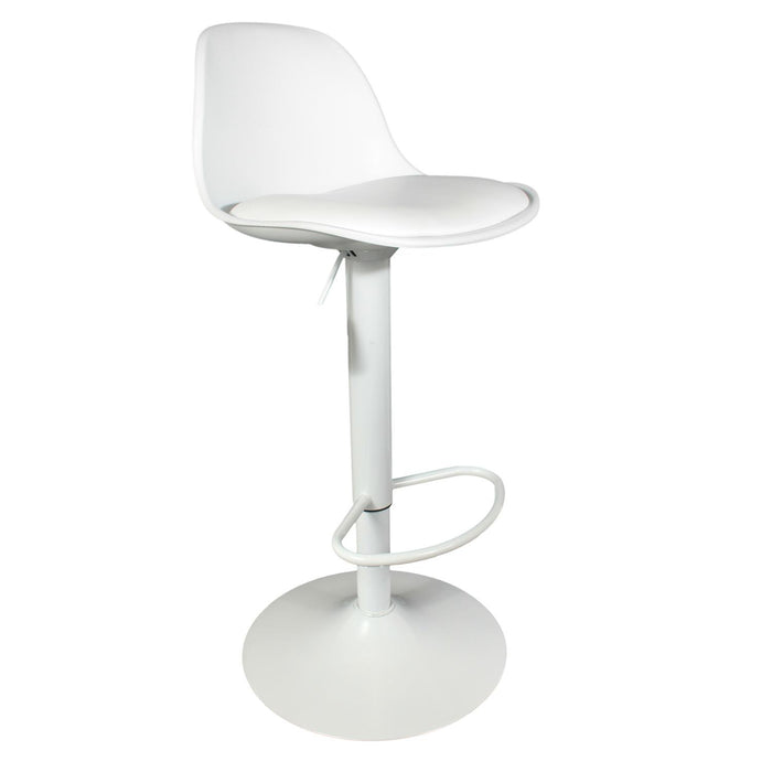 ISAK WHITE BAR STOOL