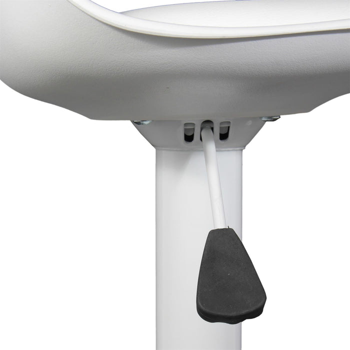 ISAK WHITE BAR STOOL