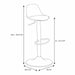 ISAK WHITE BAR STOOL