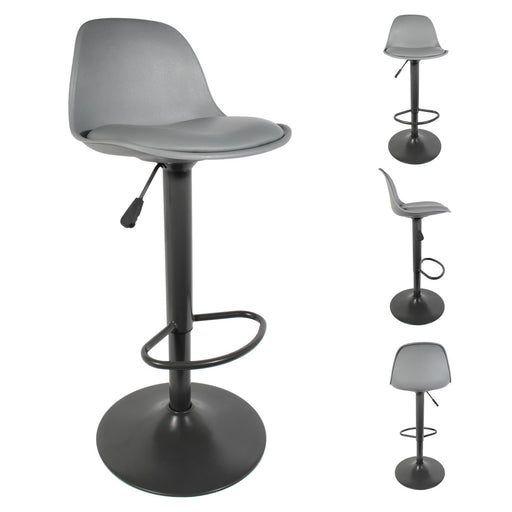 ISAK GREY BAR STOOL