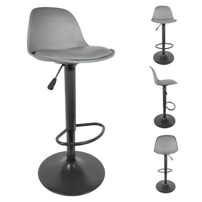 ISAK GREY BAR STOOL