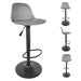 ISAK GREY BAR STOOL
