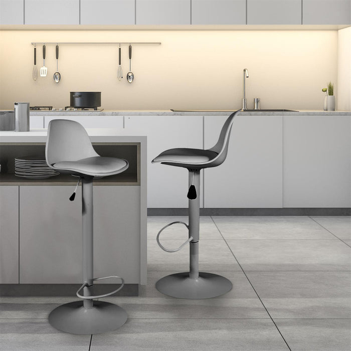 ISAK GREY BAR STOOL