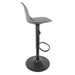 ISAK GREY BAR STOOL