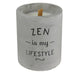 1 piece - ROUND CEMENT CANDLE D8XH10CM - for color option contact us on 03 46 45 47