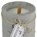 1 piece - ROUND CEMENT CANDLE D8XH10CM - for color option contact us on 03 46 45 47