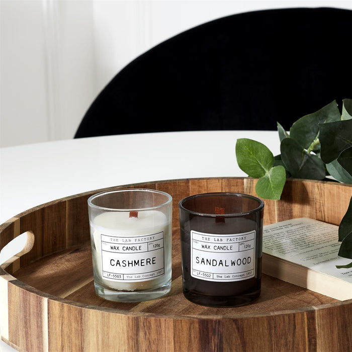 1 piece - LAB CANDLE IN A GLASS. KRAFT BOX - for color option contact us on 03 46 45 47