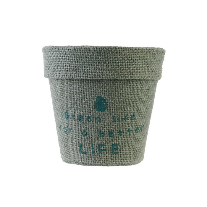 1piece JUTE PLANT POT