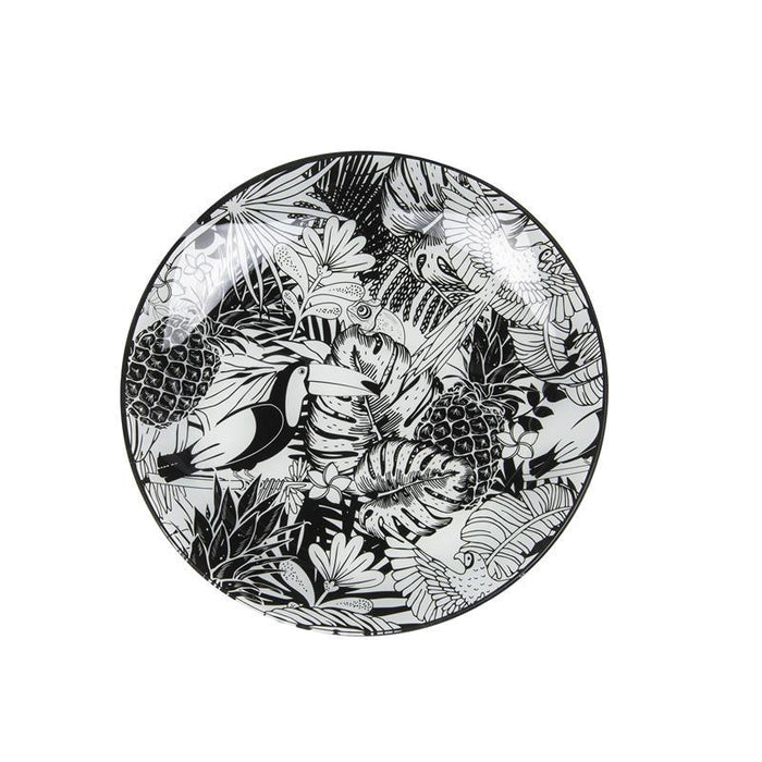 GLASS SERVING PLATE 31CM