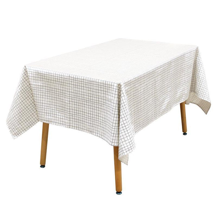 CHECKED RECTANGULAR TABLECLOTH 140X240CM