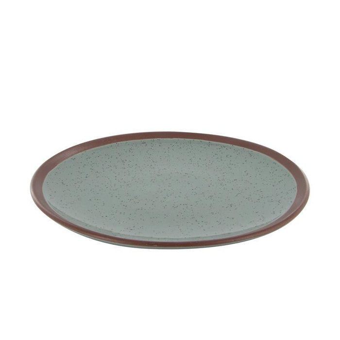 LIGHT GREEN PLATE 20.5CM MY LITTLE MARKET ceramic