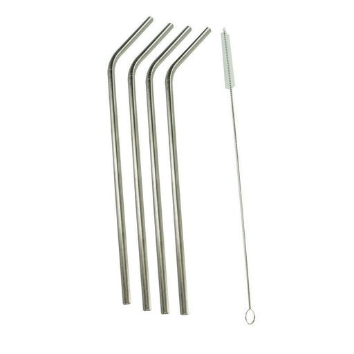 STAINLESS STEEL STRAW X4 WITH BRUSH