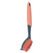 1 piece - RUBBER DISHWASHING BRUSH - for color option contact us on 03 46 45 47