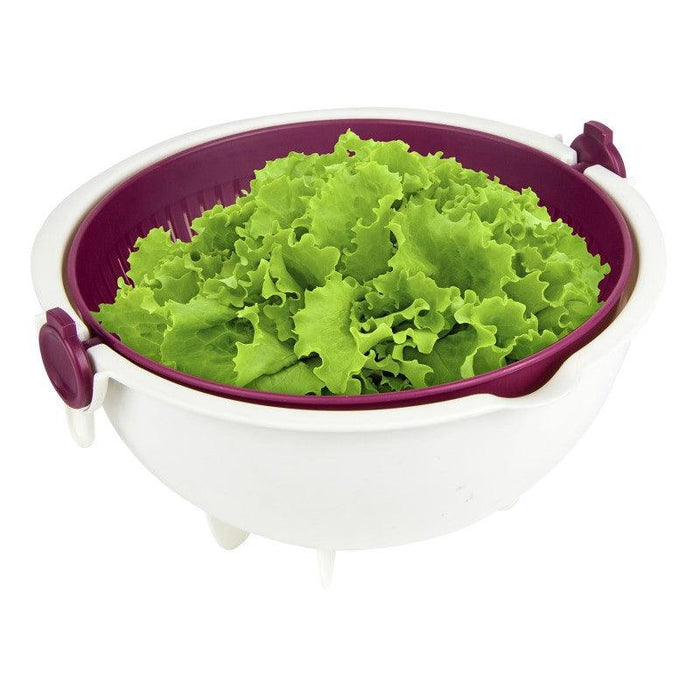 ROUND 2 IN 1 COLANDER AND SALAD BOWL