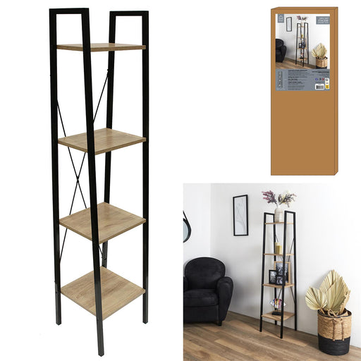 SHELF UNIT  WOOD AND METAL