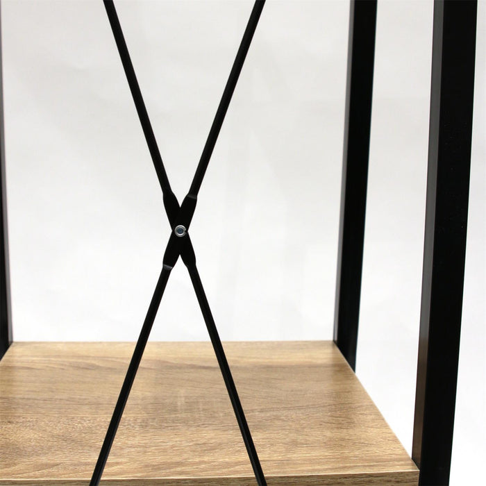 SHELF UNIT  WOOD AND METAL