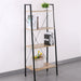 WOOD AND METAL SHELF 148X60X32.5CM M1