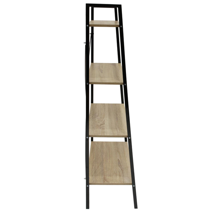 WOOD AND METAL SHELF 148X60X32.5CM M1