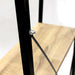 WOOD AND METAL SHELF 148X60X32.5CM M1