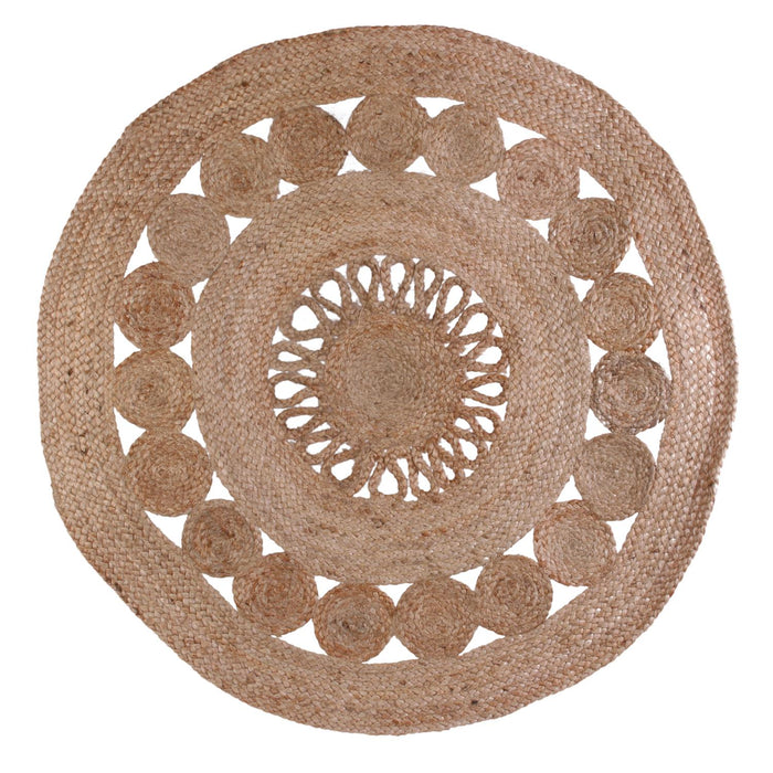 ROUND RUG  JUTE 90CM